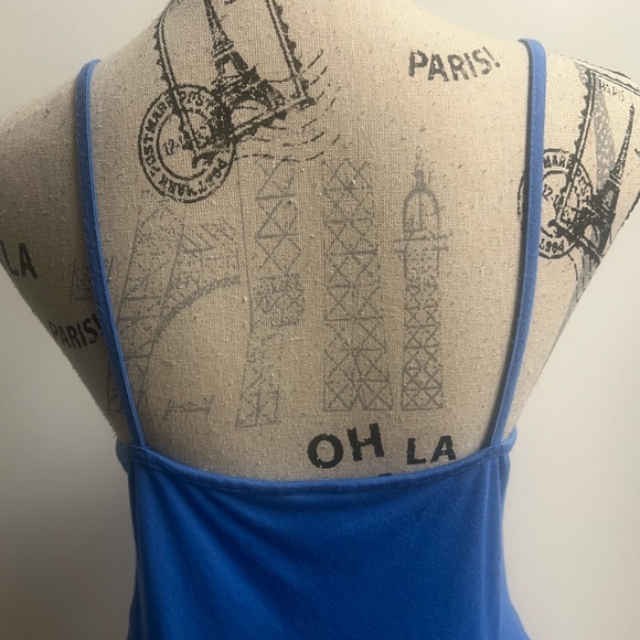 Blue Ruffle Tank Top! - Picture 4 of 14